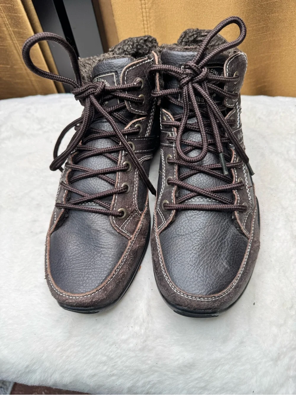 S.Oliver Brown Leather Comfort Walking Shoes Est Women’s 9